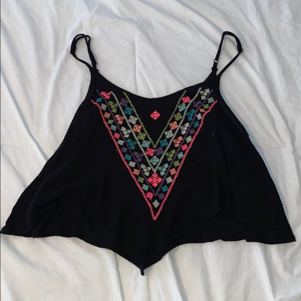Black Crop Tank